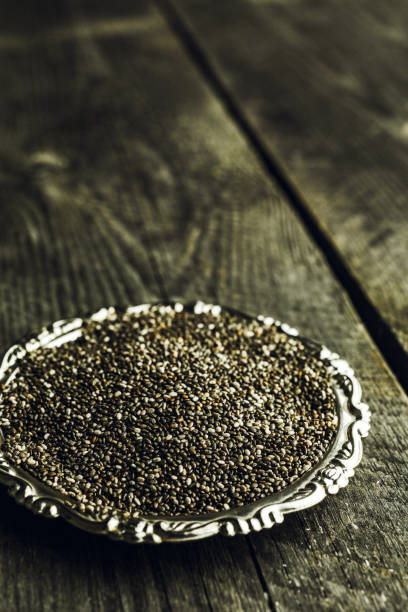 istock Super healthy chia seeds 884102656