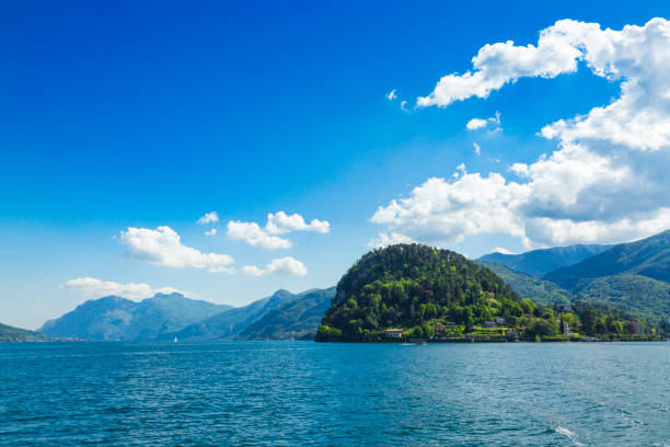 istock Beautiful Italian mountain Lake Como 884106076