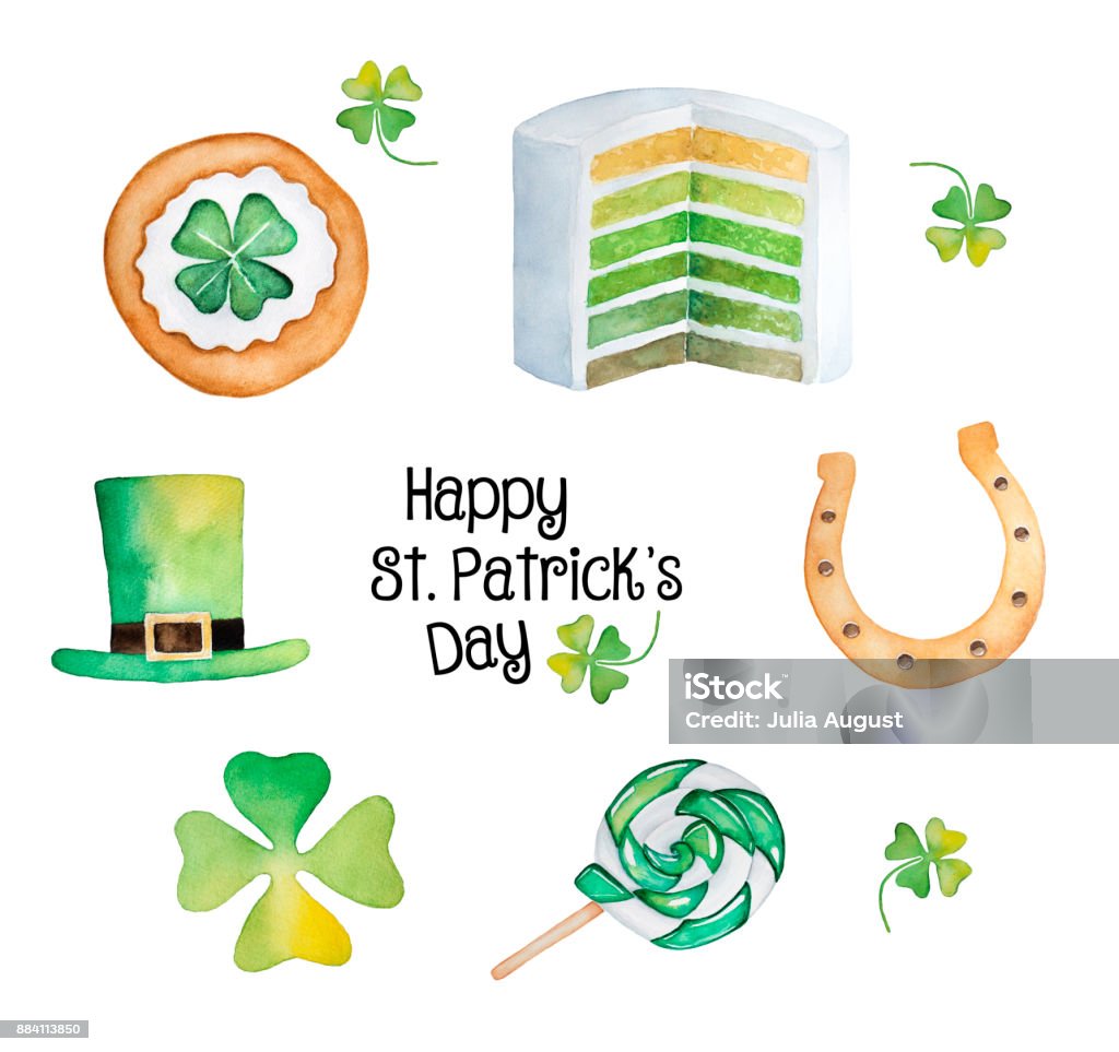 Bộ Sưu Tập Happy Saint Patricks Day Bùa May Mắn Truyền Thống Cỏ Ba ...