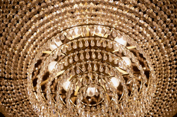 istock A massive crystal chandelier.Classic style Palace 884135952