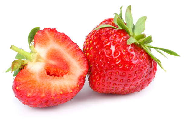 istock Strawberry isolated on white background. Clipping Path 884155168