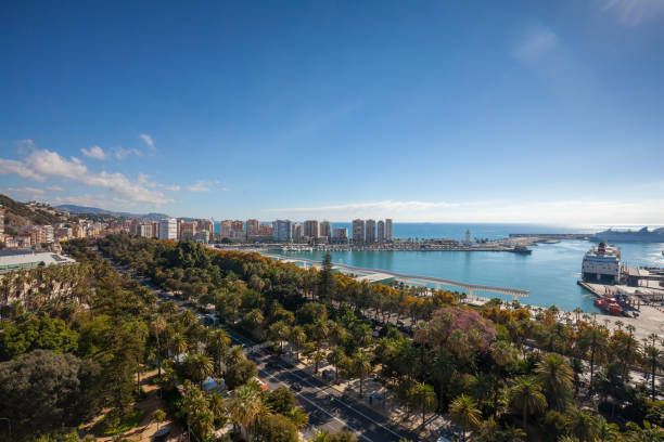 istock Malaga colorful landmark 884163944