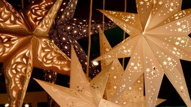 istock Paper Christmas Stars 884176162