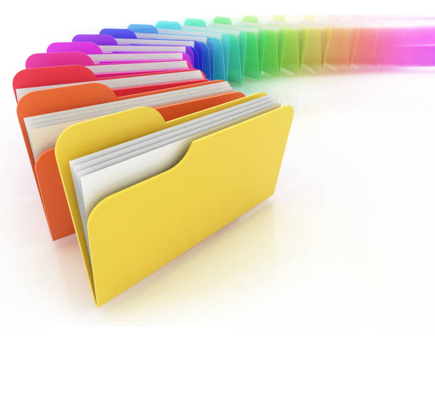istock colorful folders on the white background 3d illustration 884177608