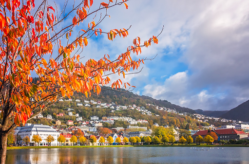 Koenigsee lake at autumn in Berchtesgaden, Germany