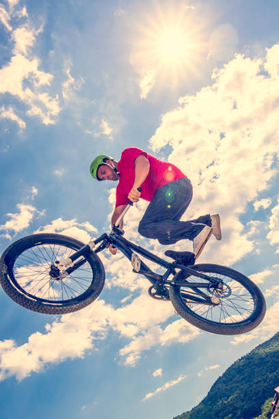 Starting BMX race