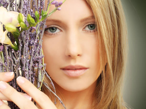 istock Beauty - woman face, spring makeup 884272520