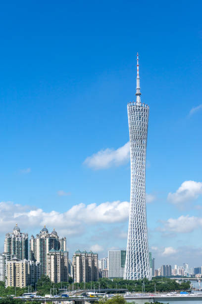 istock Canton tower in Guangzhou China 884297934