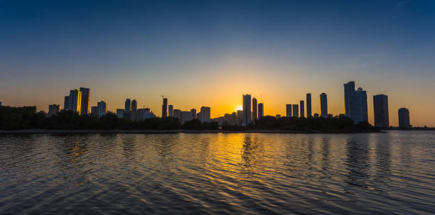 istock Skyscrapers in Sharjah city.UAE. 884344302