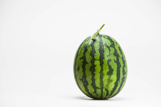 istock Big ripe fresh Watermelon isolated on a white 884349986