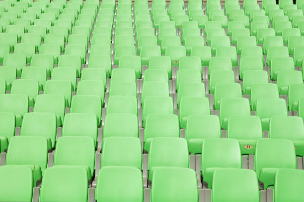 istock Green Seats in the stadium 884355378