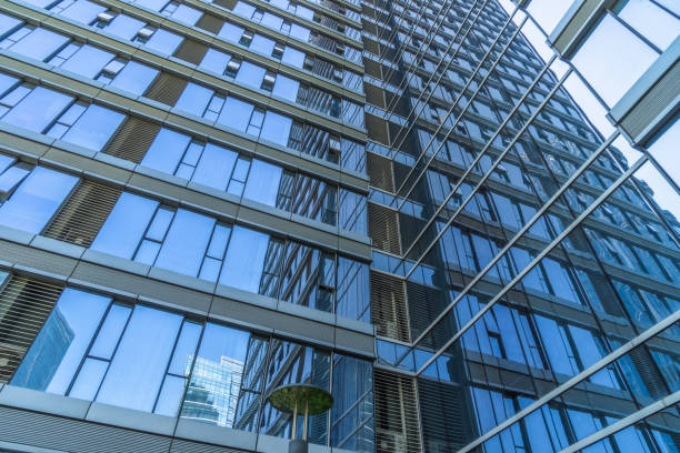 istock Detail glass building background 884355930