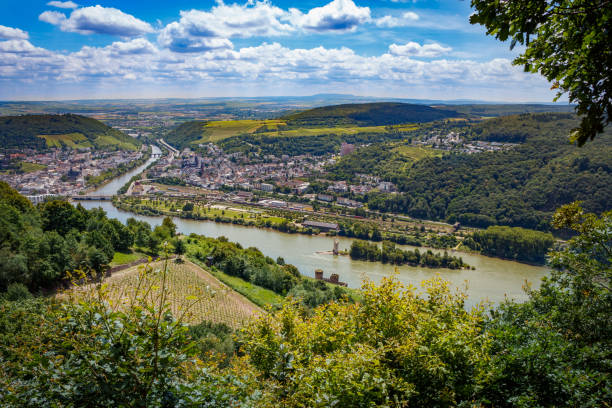 istock Panoramic view of Bingen on the Rhine 884356196