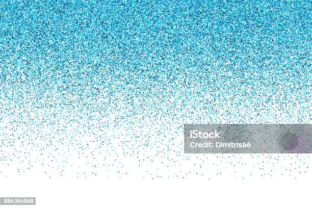 Blue Vector Glitter Gradient Background Stock Illustration - Download Image  Now - Blue, Glittering, Glitter - iStock