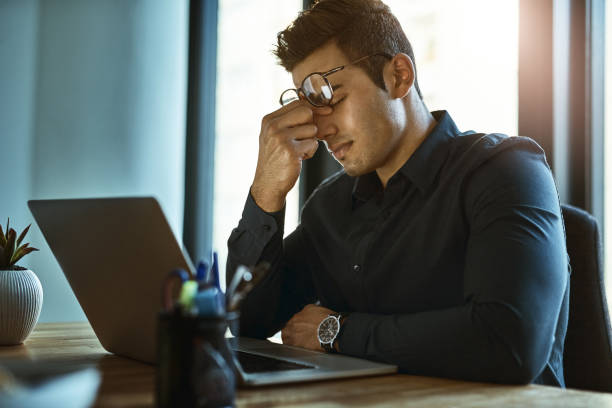 istock When the stress of work triggers severe migraines 884365802