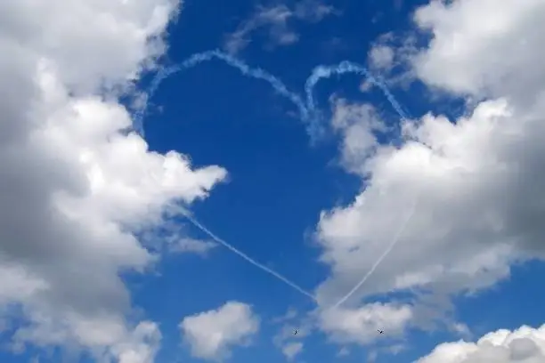 Photo of Heart in the sky, Valentine's Day