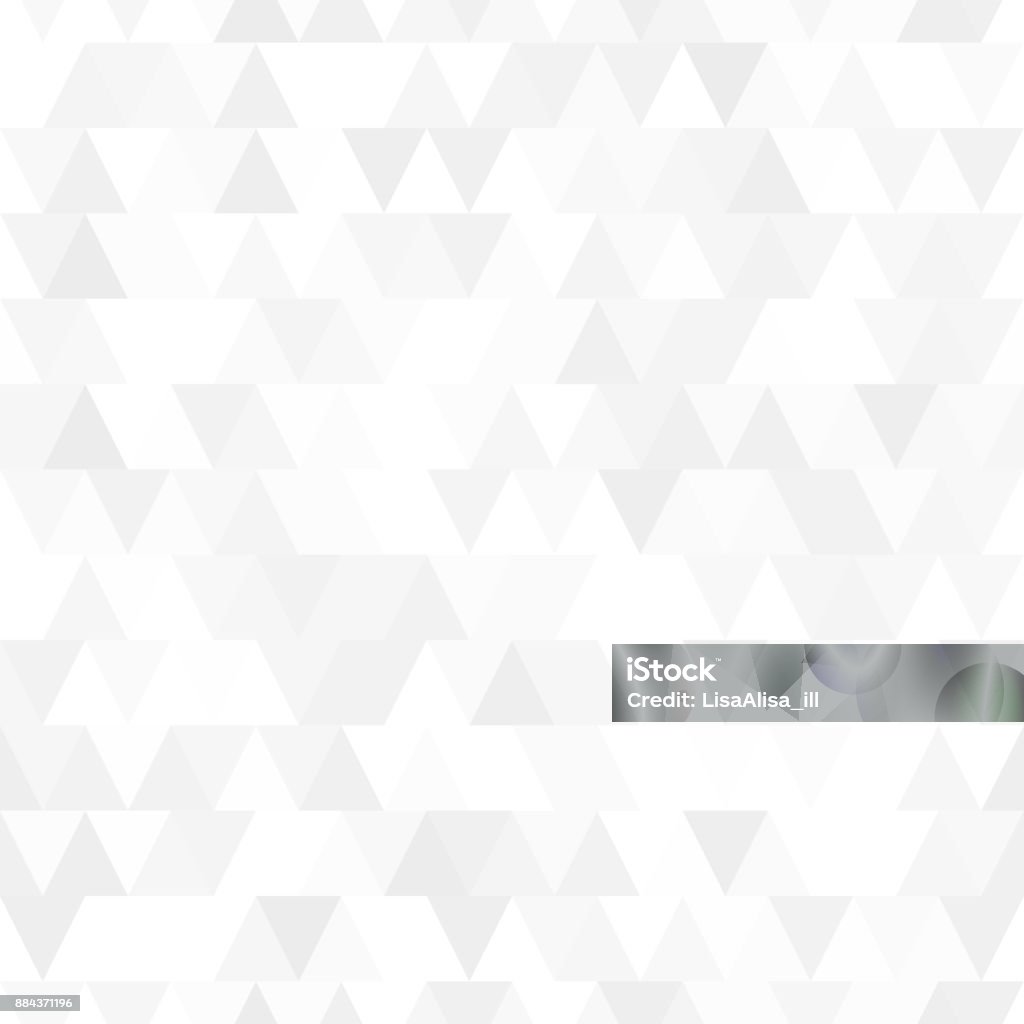 White Set Triangle White Triangle Seamless Pattern Stock Illustration - Download Image Now ...
