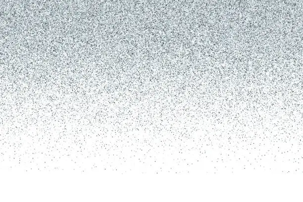 Vector illustration of Silver vector glitter gradient background