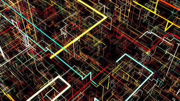 istock Abstract background with circuit. Digital illustration 884383840