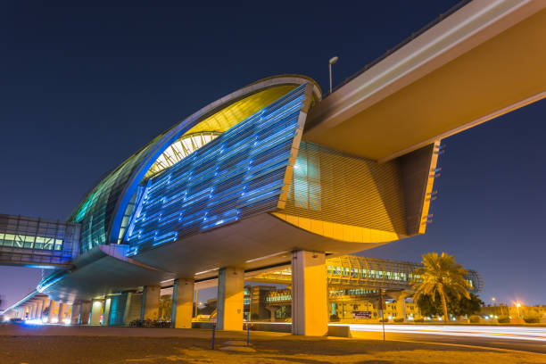istock Dubai Metro as world's longest fully automated metro network (75 km) 884406670