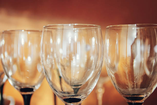 wine glasses closeup