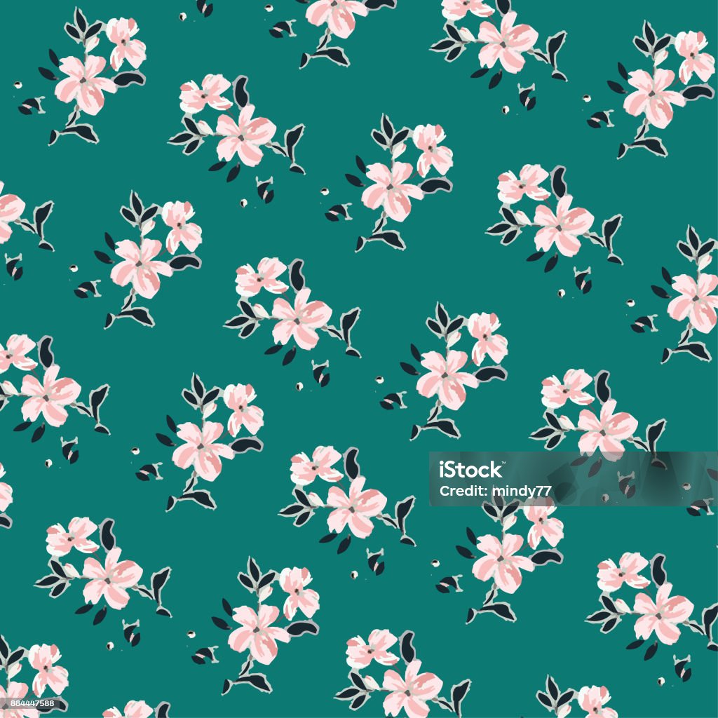 Foral Like Pattern Foral Pattern In Vector Stock Illustration - Download Image Now ...