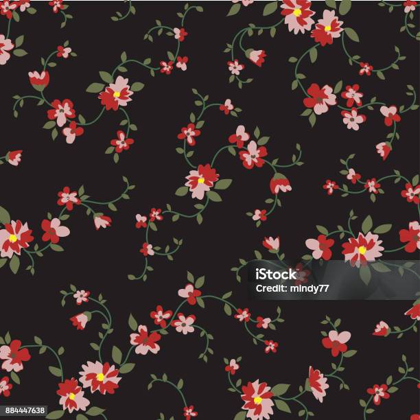 Foral Like Pattern Foral Pattern In Vector Stock Illustration - Download Image Now ...