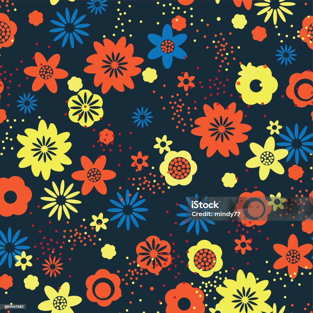 Foral Like Pattern Foral Pattern In Vector Stock Illustration - Download Image Now ...
