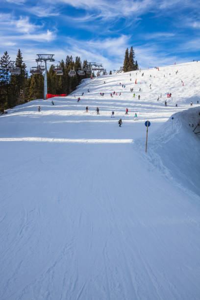 istock Ski slope in the sunny day 884452852