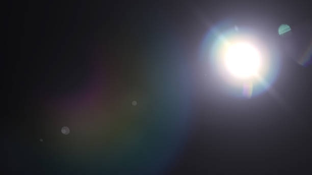 istock Digital lens Flare , lens flare, light leaks , Abstract overlays background. 884453896