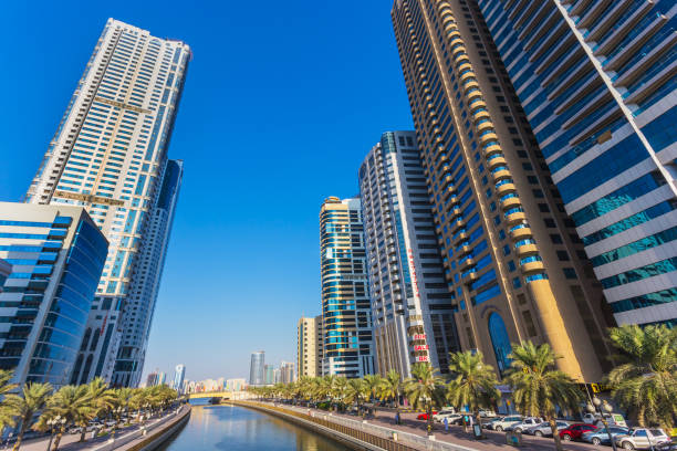 istock Sharjah - third largest and most populous city in UAE 884479714