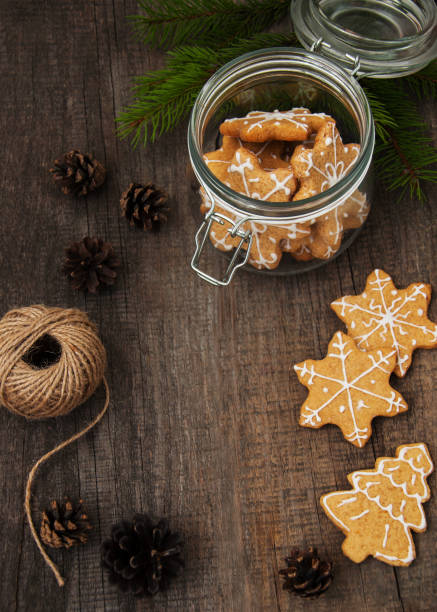 istock Christmas gingerbread cookies 884483524