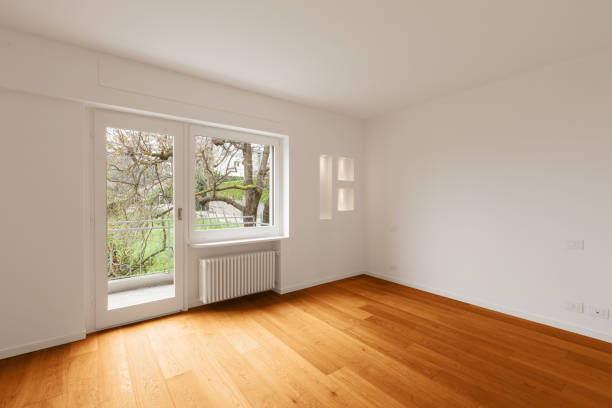 istock Interior of modern apartment, empty room 884492054
