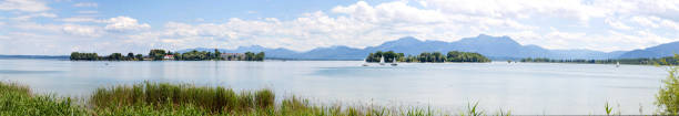 landscape panorama of Lake Chiemsee at Bavaria, Germany