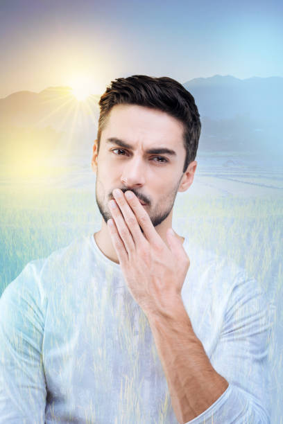 istock Enigmatical male person looking aside 884505150