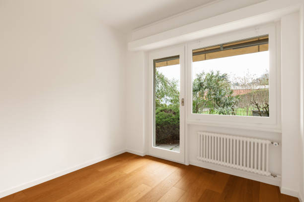 istock Interior of modern apartment, room with window 884506162