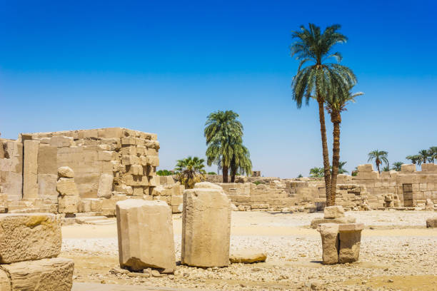 istock Ancient ruins of Karnak temple in Egypt 884506466