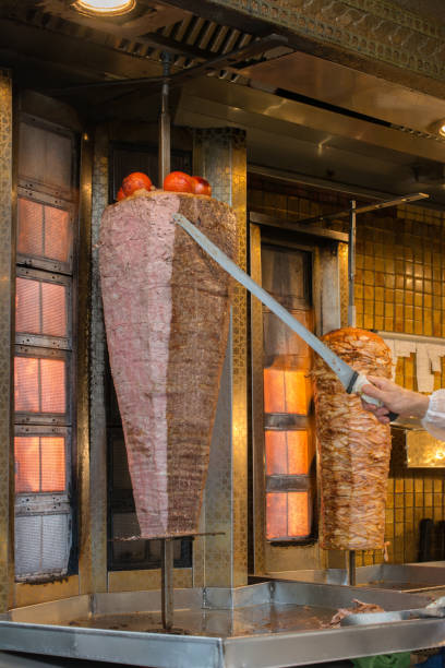 istock Traditional Turkish Doner Kebab grill 884556298