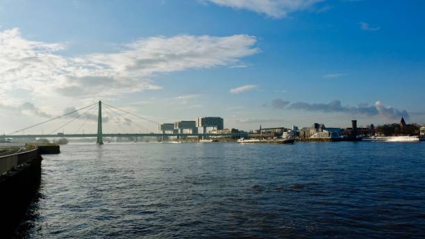 istock Crane buildings at Rhine River 884564416