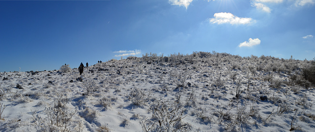 lanscape, panorama, hike, people