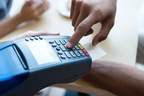 istock payment by credit card and terminal 884564762