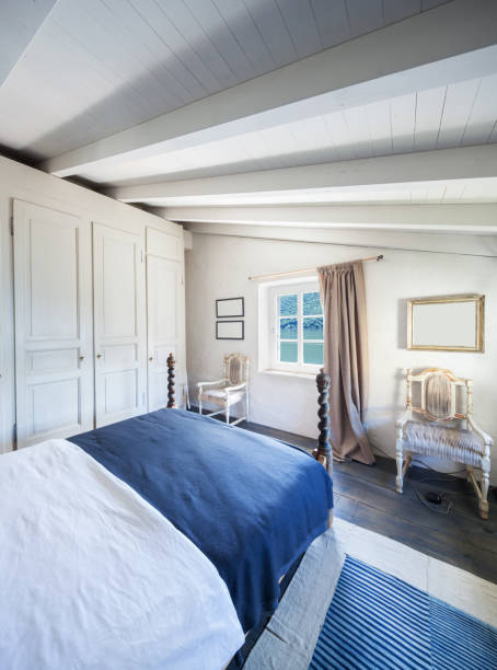 istock Furnished house vintage, bedrom 884573644