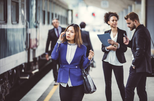 istock Business People Taking Public Transportation 884607672