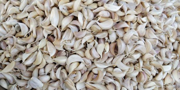 istock Close-up shot of garlic background 884634912