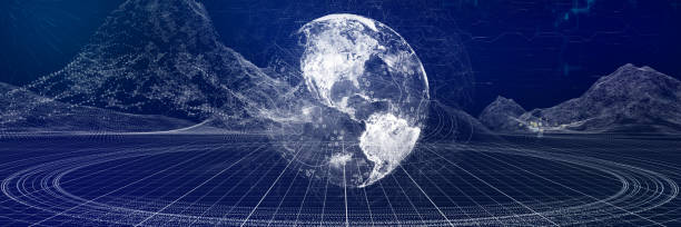 istock Broadcast earth globe - travelling informations 884647056