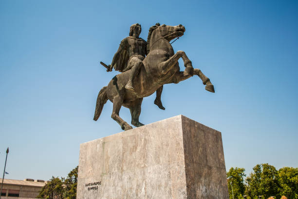 istock Alexander the Great Statue. Thessalonik, Greece 884649866