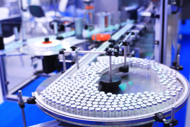 istock Factory for the production of medicines 884671156