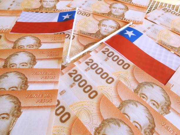 istock Chilean twenty thousand pesos currency bank notes 884697958