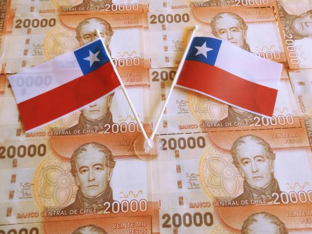 istock Chilean twenty thousand pesos currency bank notes 884697994
