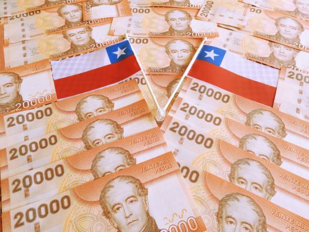 istock Chilean twenty thousand pesos currency bank notes 884698056